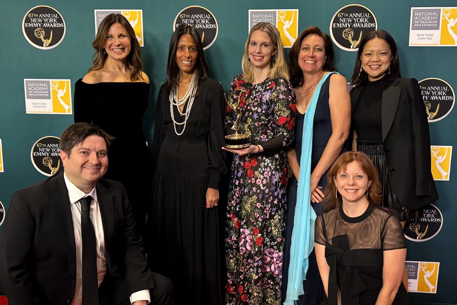 Members of the department’s creative and editorial team earned a win for best editing in the video about the domino heart transplant that saved two babies’ lives.