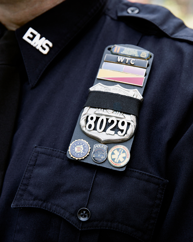 John Episcopo’s badges.