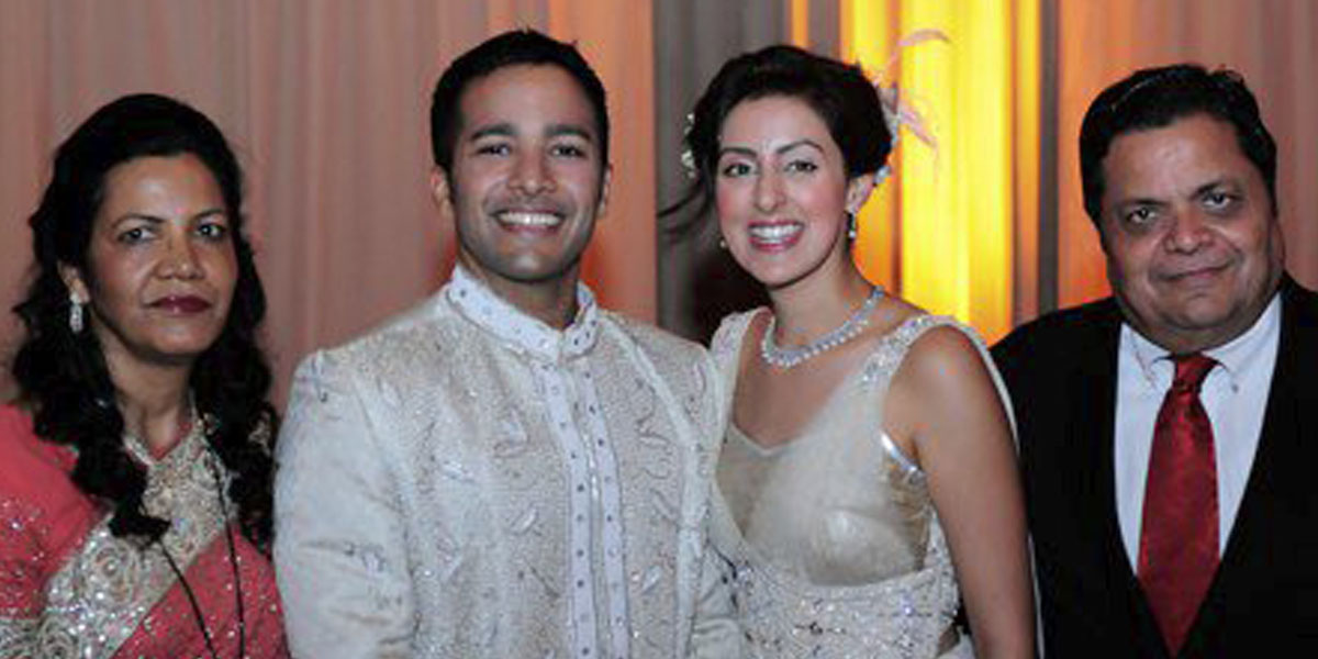 Dr. Himanshu Naga and family