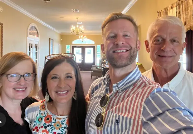 Austin with his family