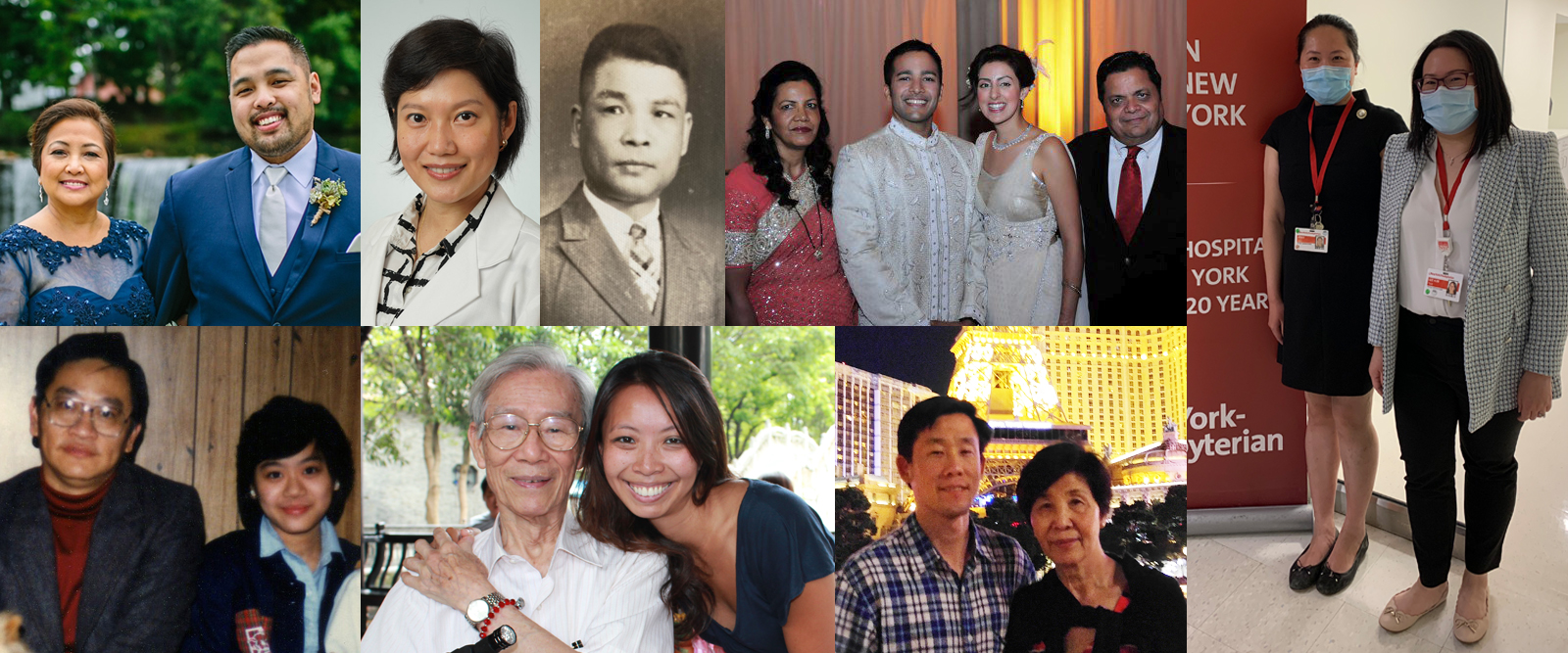 Collage of AAPI NYP team members