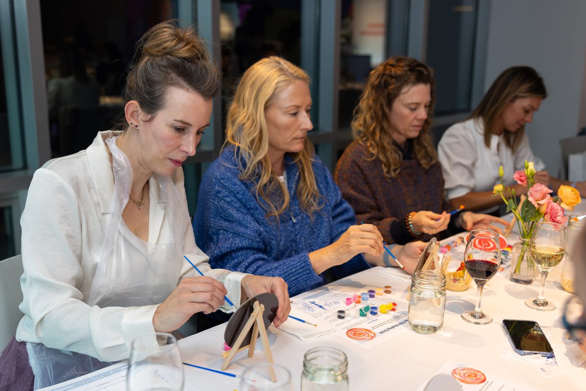 Attendees participated in a workshop 