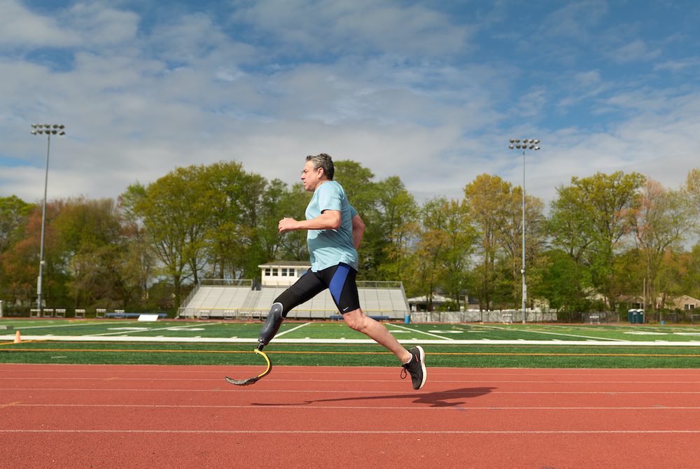Yermen running on track