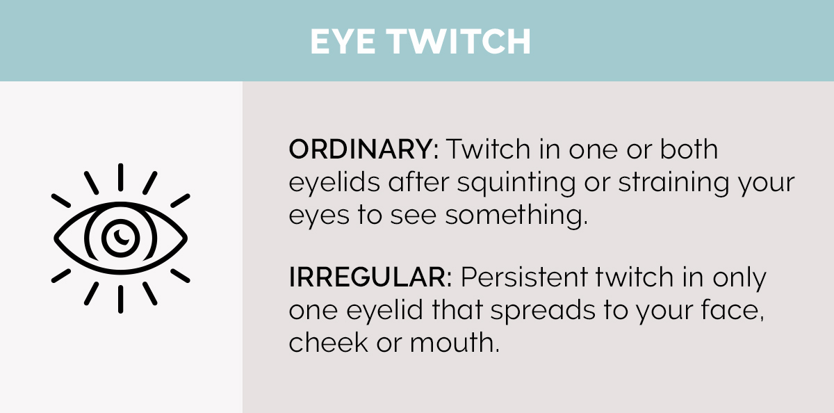 Eye twitch