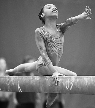 Olivia has been a competitive gymnast since she was 6.