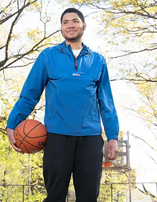 Raymond nine months post-transplant near his home in the Bronx, N.Y.