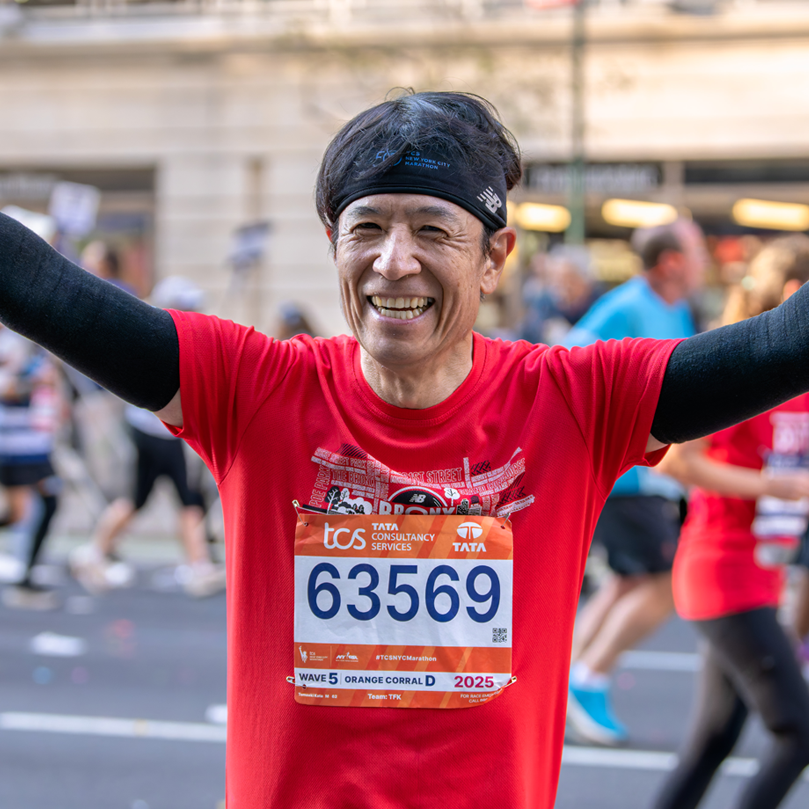 Dr Kato in NYC TCS Marathon