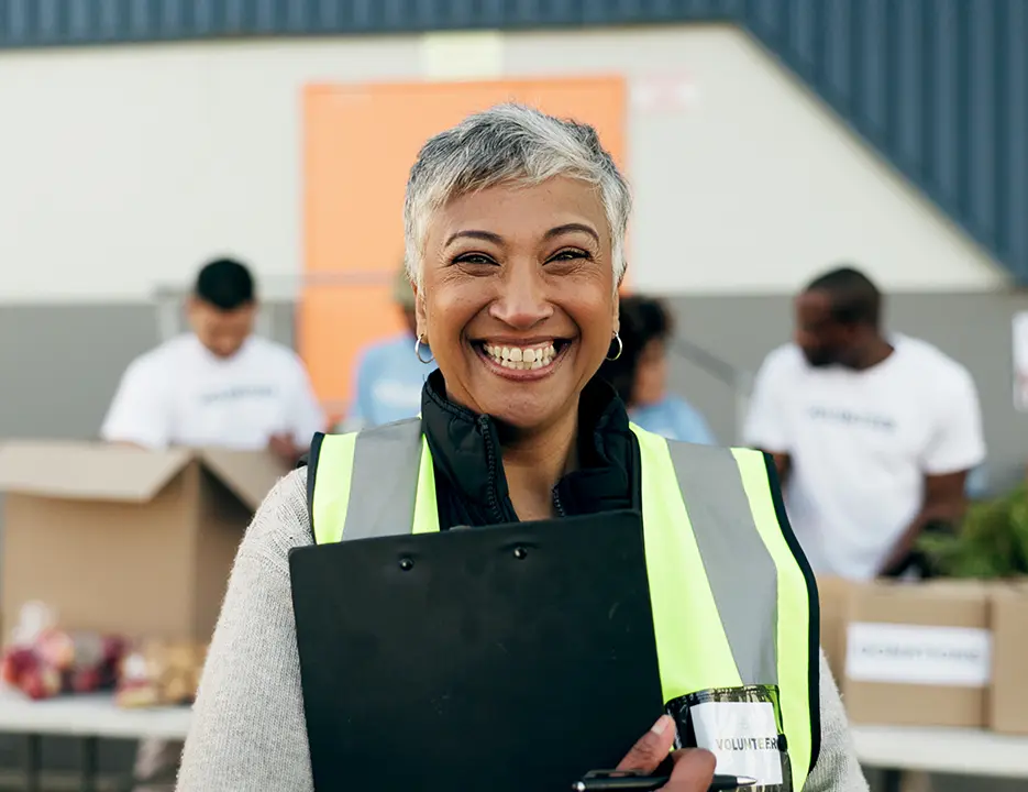 lady smiling for the camera