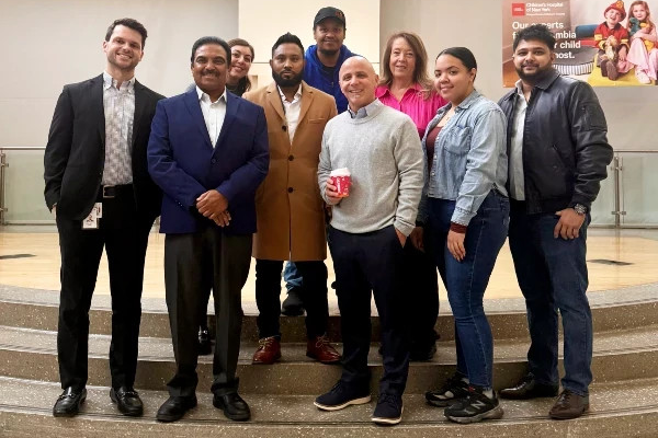 Baskin and Robbins Joy Foundation team at MSCH