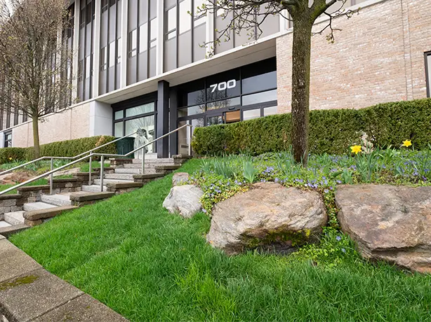 entrance to 700 White Plains Road