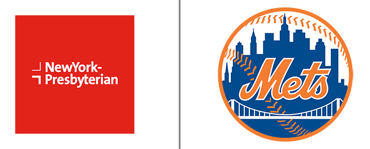NYP / Mets Logo lockup for Mets Fan Organ Donor page