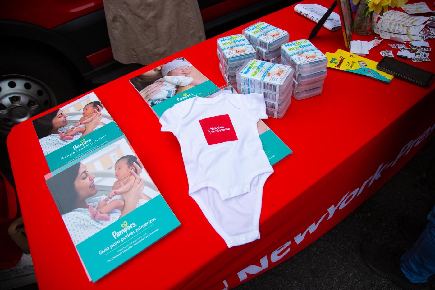 Baby supplies at the 2024 HEAL'in the Community