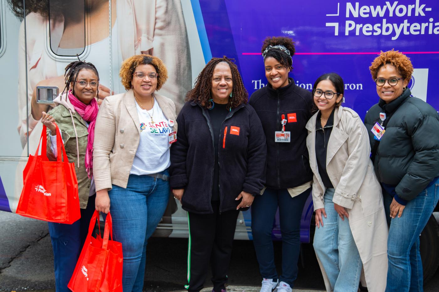 NYP staff at the 2024 HEAL'in the Community Maternal Fair