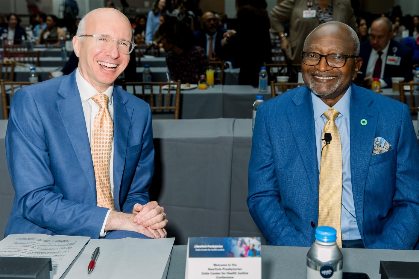 Aaron Bernstein and Robert Bullard at the 2024 Dalio Conference