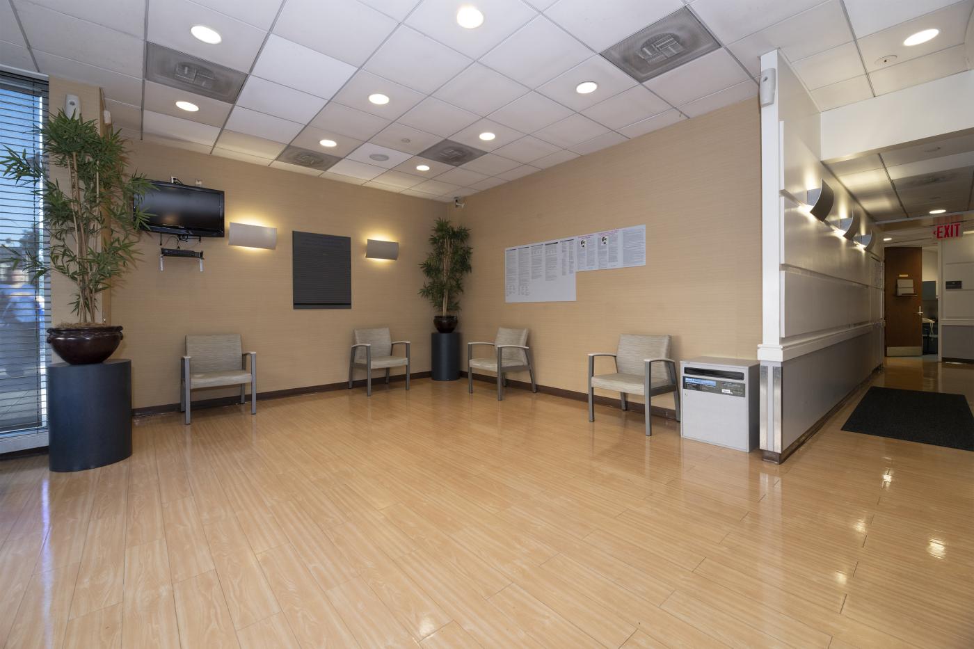 The interior inside AIM East.