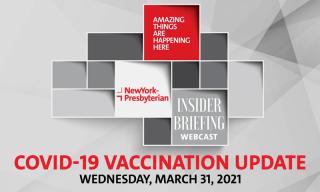 March 31, 2021: COVID-19 Vaccination Update