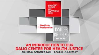 October 7, 2021: An Introduction to Our Dalio Center for Health Justice