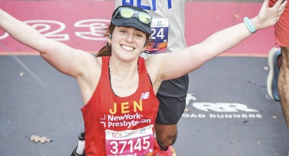 Dr. Jennifer Salant runs the TCS NYC Marathon