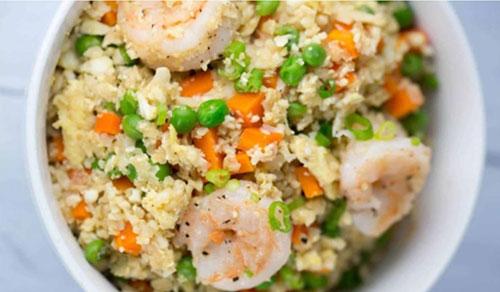 Seasonal Recipe: Shrimp Sautéed Cauliflower Rice