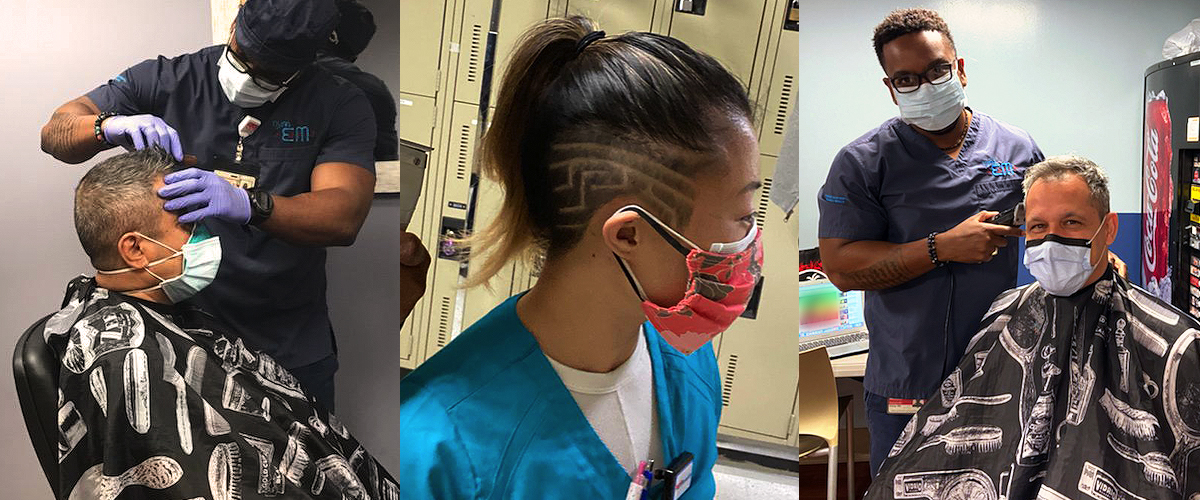 An Emergency Department Nurse Gives the Gift of Normalcy One Haircut at a Time